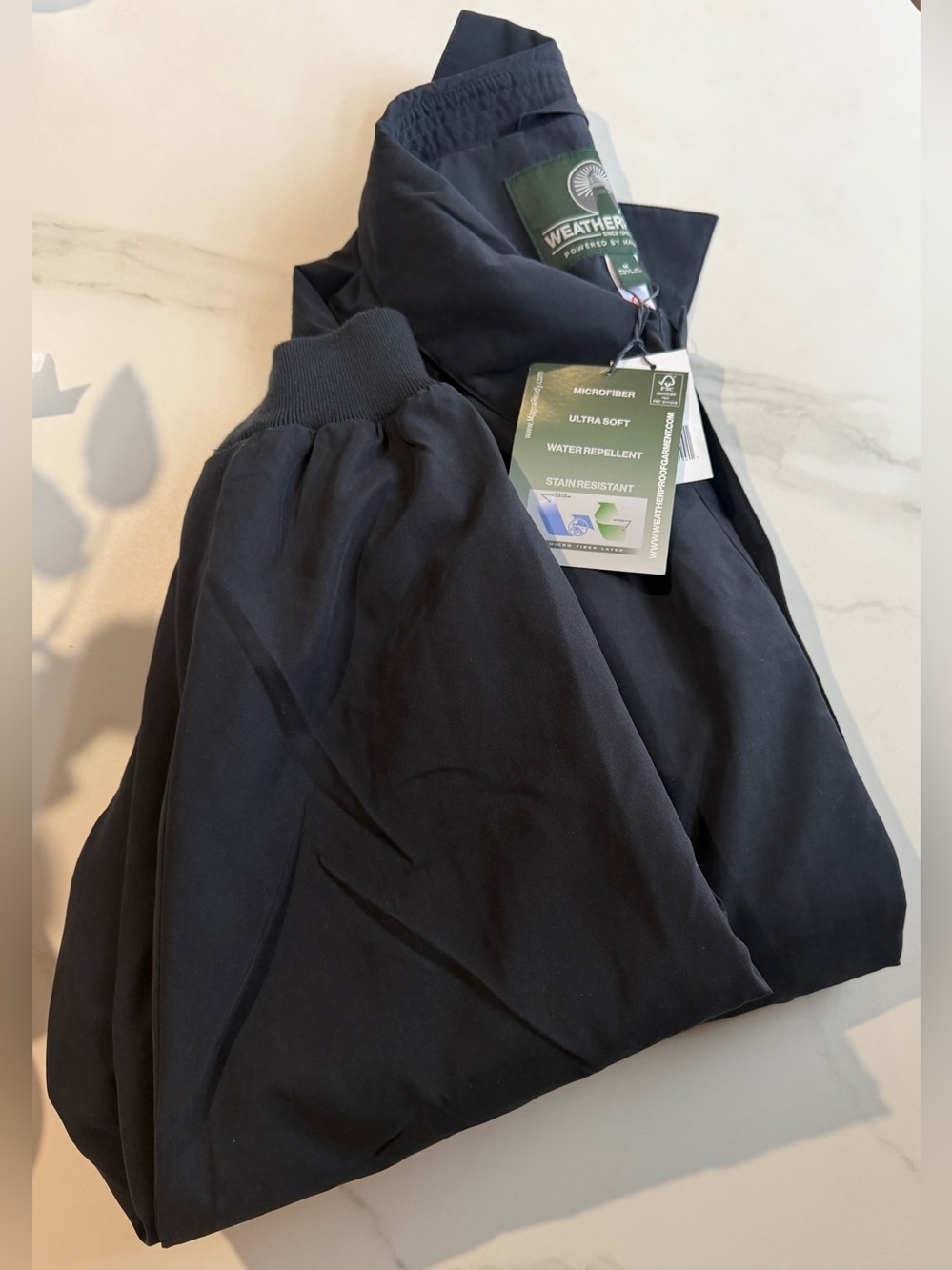 MagnaReady® X Weatherproof® Navy Golf Jacket with Magnetic Closures - Picture 11 of 14